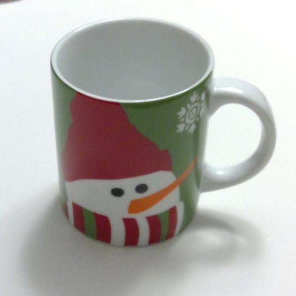 Crate&Barrel Other - Crate&Barrel Snowman Snowflake Christmas Mug